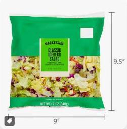 Marketside Classic Iceberg Salad bag