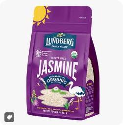Lundberg White Jasmine Rice bag