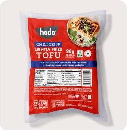 Hodo Chili Crisp Lightly Fried Tofu package