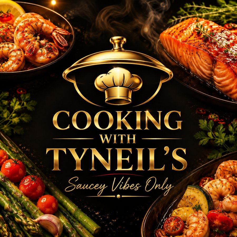 Cooking with Tyneil: Saucey Vibes Only — cookbook cover